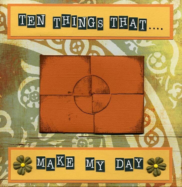 Book of Me - 10 Things that Make My Day