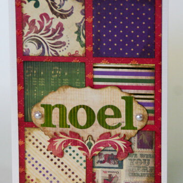 Noel- card- *KaiserCraft products*