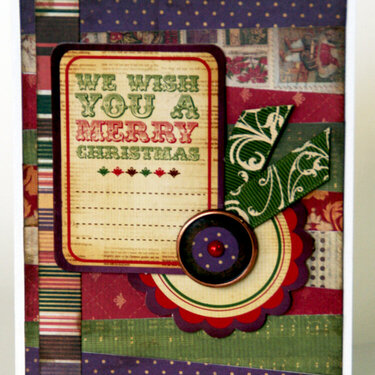 Wish you a Merry Christmas- card- *KaiserCraft products*