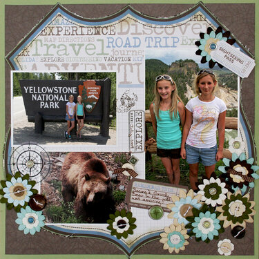Road Trip- 12x12 layout- *KaiserCraft products*