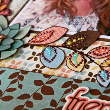 Friends- layout detail- *KaiserCraft products*