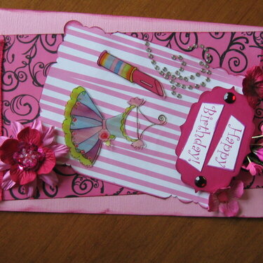 Brat n Kat&#039;s Card Swap-Birthday Girly Group