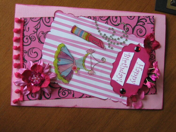 Brat n Kat&#039;s Card Swap-Birthday Girly Group