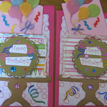 Birthday Card Swap-girly