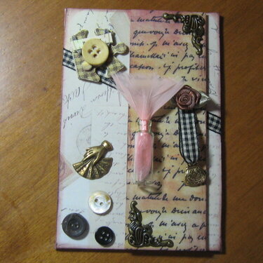 altered canvas for friend