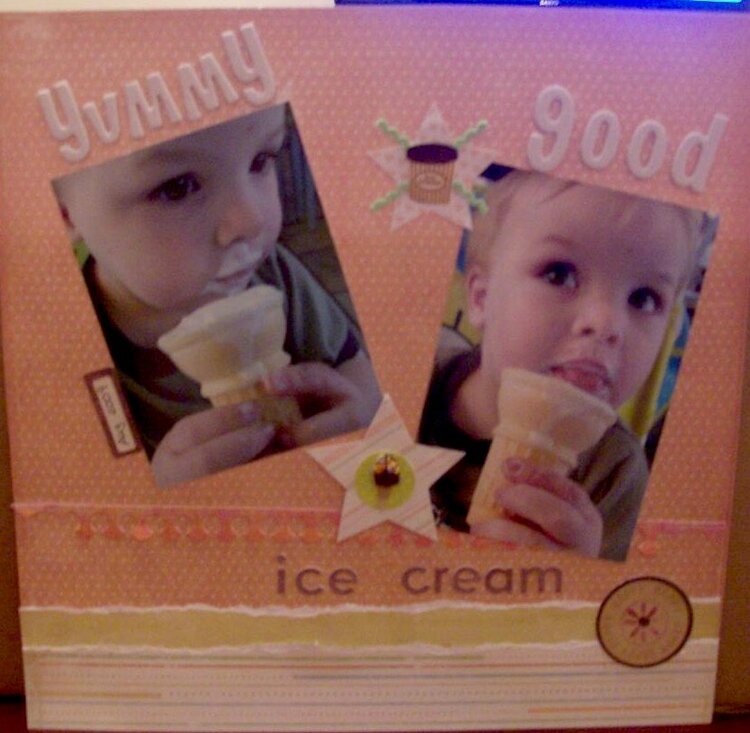 Yummy good ice cream