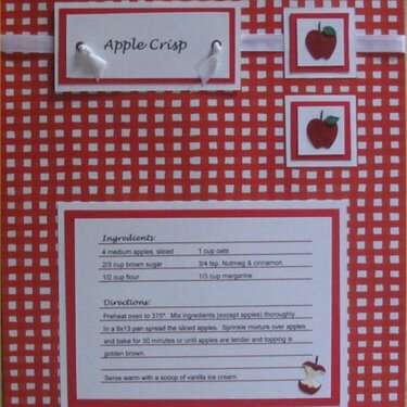 Apple Crisp - Recipe Swap