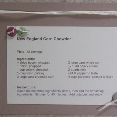 Corn Chowder - Recipe Swap