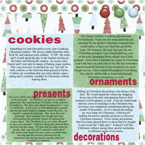 Christmas Traditions - Right Side