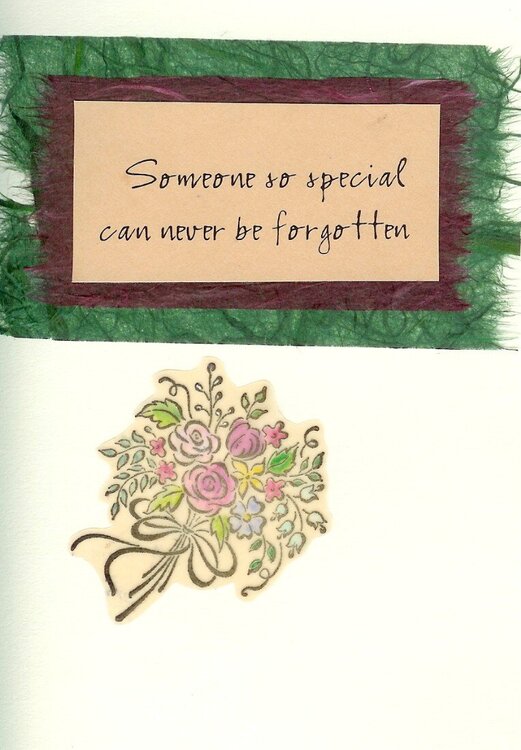 inside of sympathy card