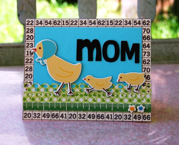 mom card *midnight rooster kit*