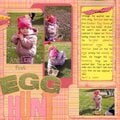 Annika's first Egg Hunt