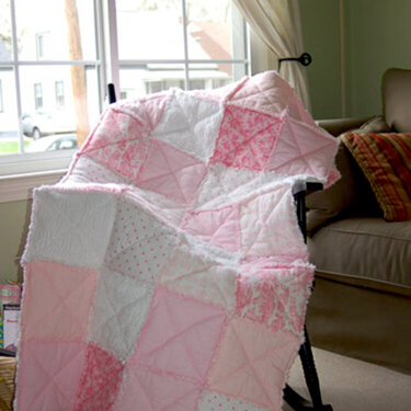 Baby Isabel&#039;s Rag Quilt