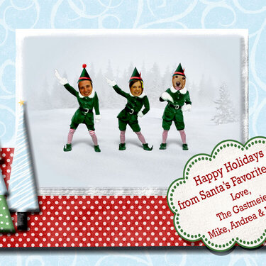 Christmas Card - Santa&#039;s Favorite Elves