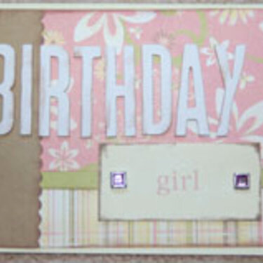 Birthday Girl card