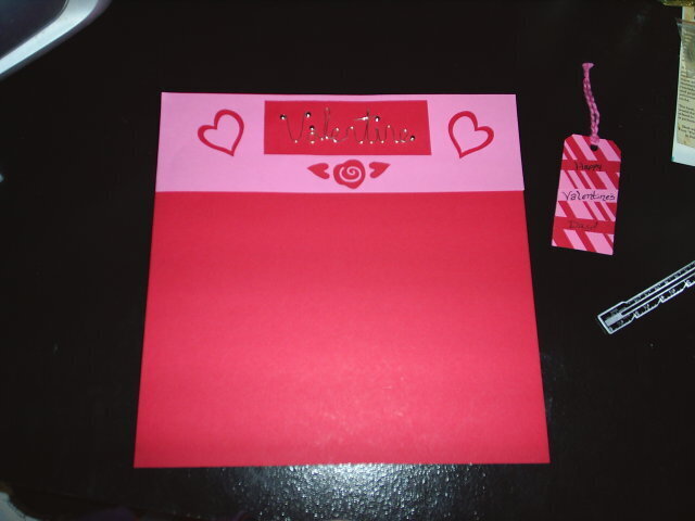 Valentines border and tag