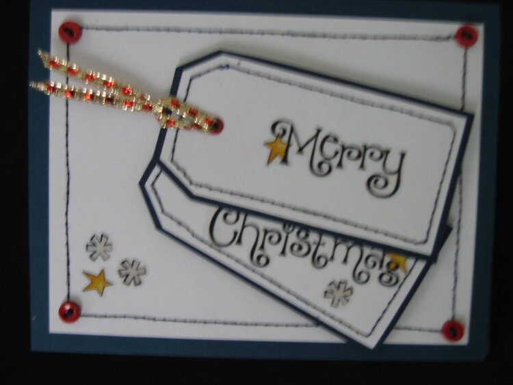 Merry Christmas Tag Card