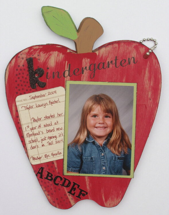 Grade School Apple mini-book