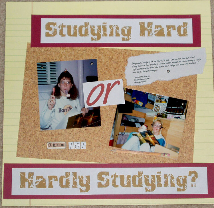 Studying Hard?