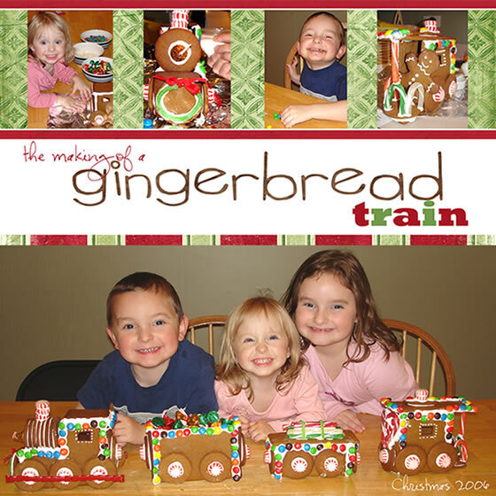 Gingerbread train