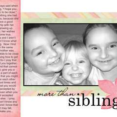 More Than Siblings