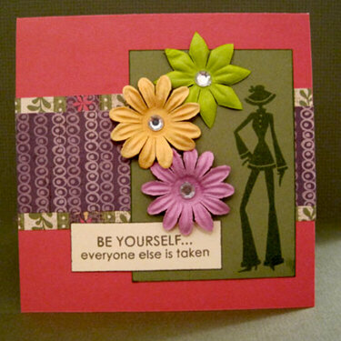 Be Yourself card