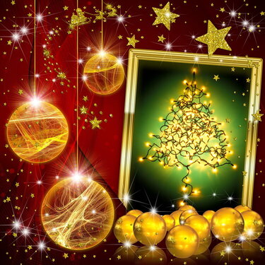 Christmas Gold Balls