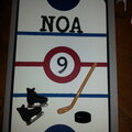 Birthday card for my son who loves hockey =)