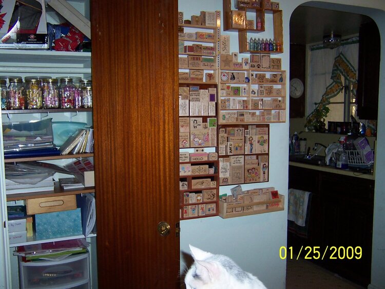 Stamp Storage and Redesigned Closet