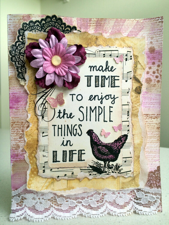 Make time to enjoy the simple things in life