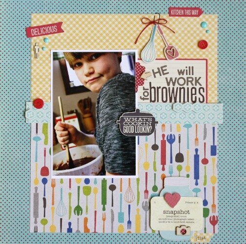 Will Work For Brownies Layout