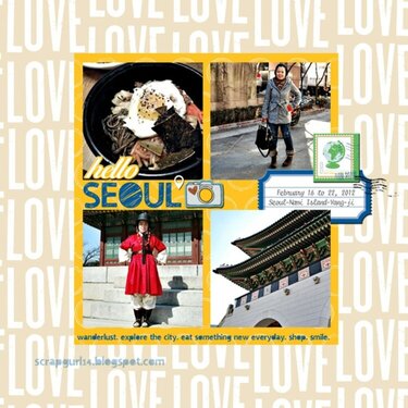 Seoul travel album