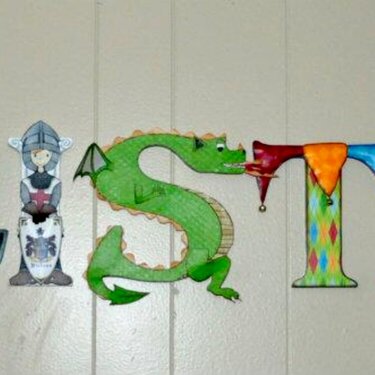 Tristan - Letters for my Sons room