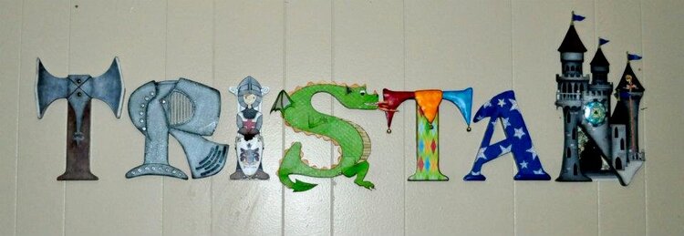 Tristan - Letters for my Sons room