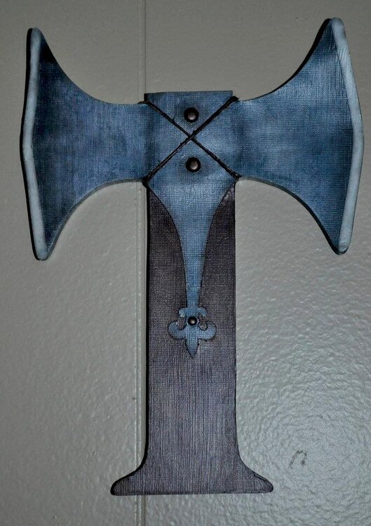 &quot;T&quot; - Double Sided Axe