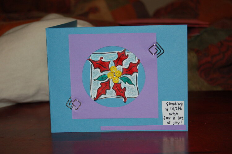 Christmas Flower Card (Pascua)