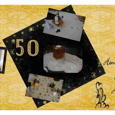 50th anniversary tables