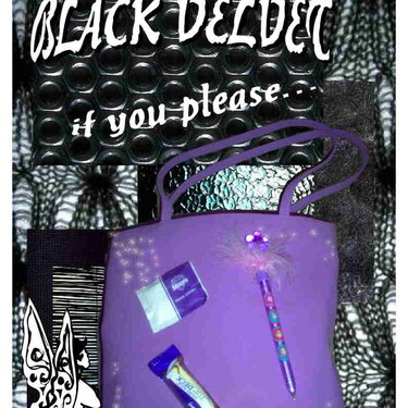 Black Velvet - in your purse challenge