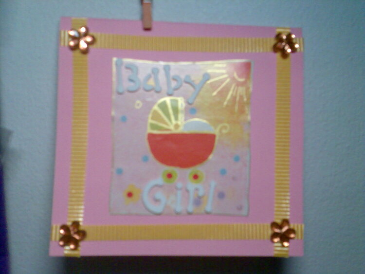 Card for a Baby Girl