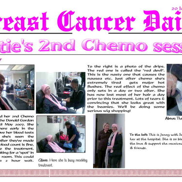 Santie&#039;s 2nd Chemo session