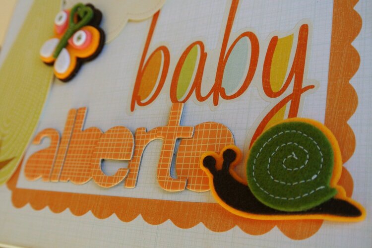 Mini Album Baby Alberto (details)