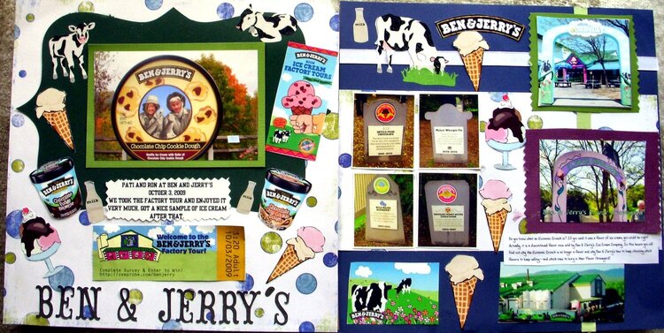 Ben and Jerry&#039;s Ice Cream 2 pages