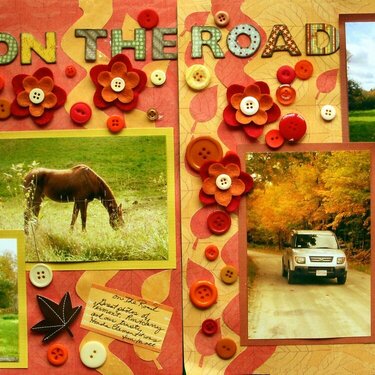 ON THE ROAD 2 PAGE LAYOUT