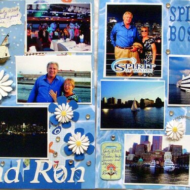 Pati and Ron - Spirit of Boston 2 page layout