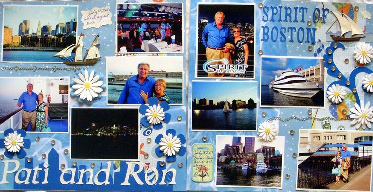 Pati and Ron - Spirit of Boston 2 page layout