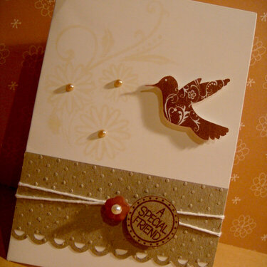 Special Friend Birds &amp; Branches Card