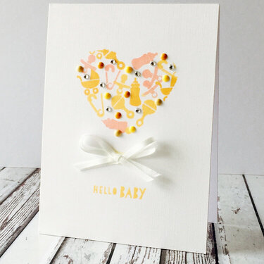 Baby Icons Heart Card