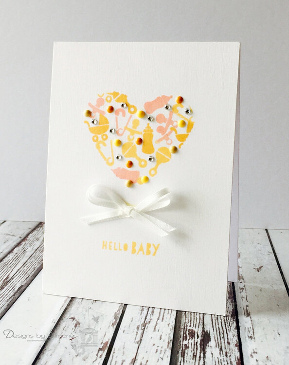 Baby Icons Heart Card