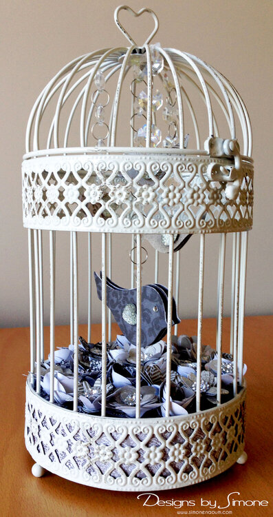 Elegant Bird Cage Home Decor Item