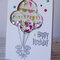 Birthday Balloons Shaker Card
